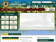 Tablet Screenshot of lindenwoldnj.gov